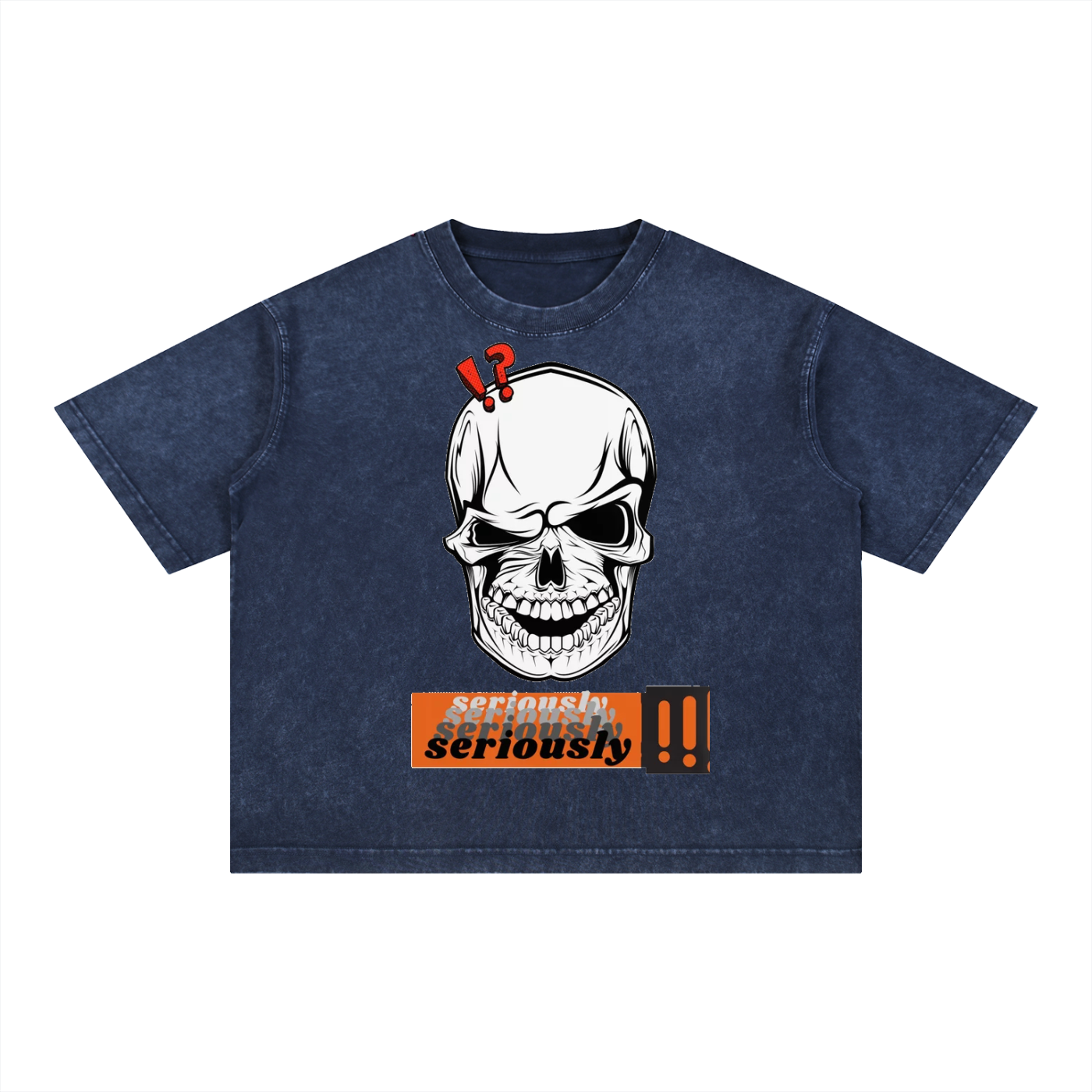 Mineral Wash Boxy Cotton T-Shirt