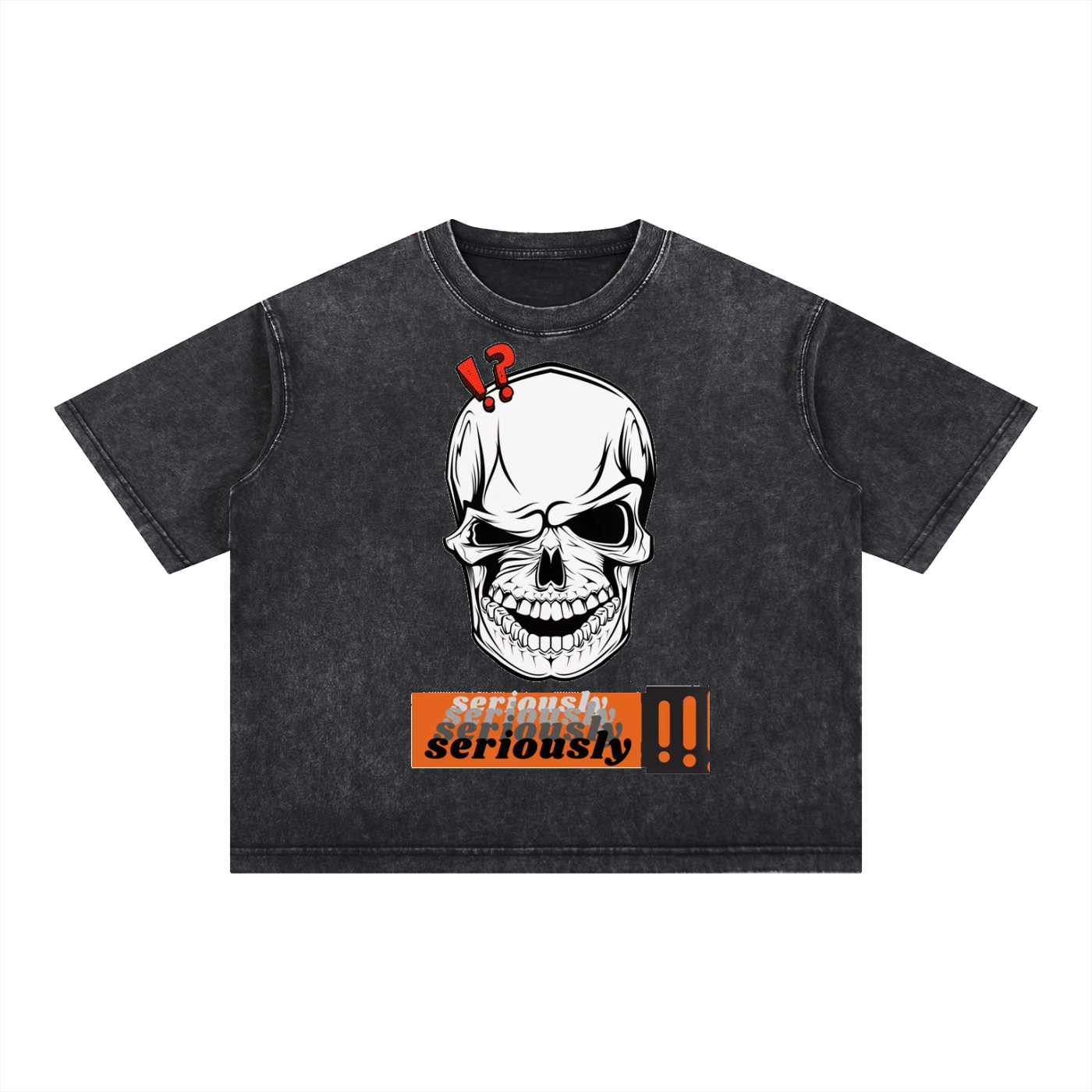 Mineral Wash Boxy Cotton T-Shirt