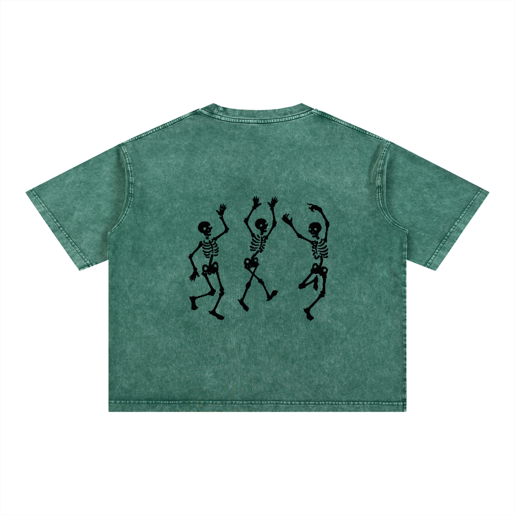 Mineral Wash Boxy Cotton T-Shirt