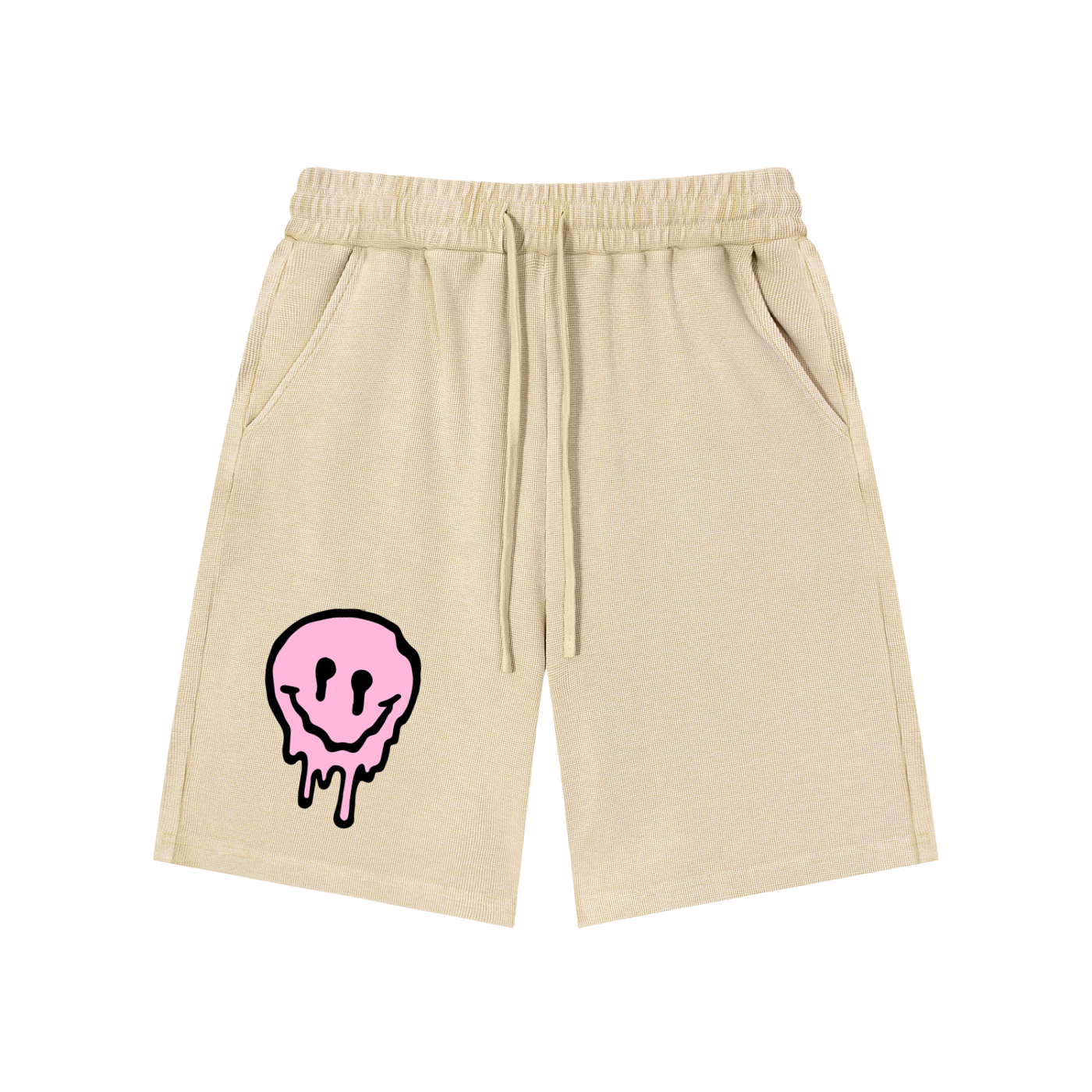 Mineral Wash Waffle Knit Shorts