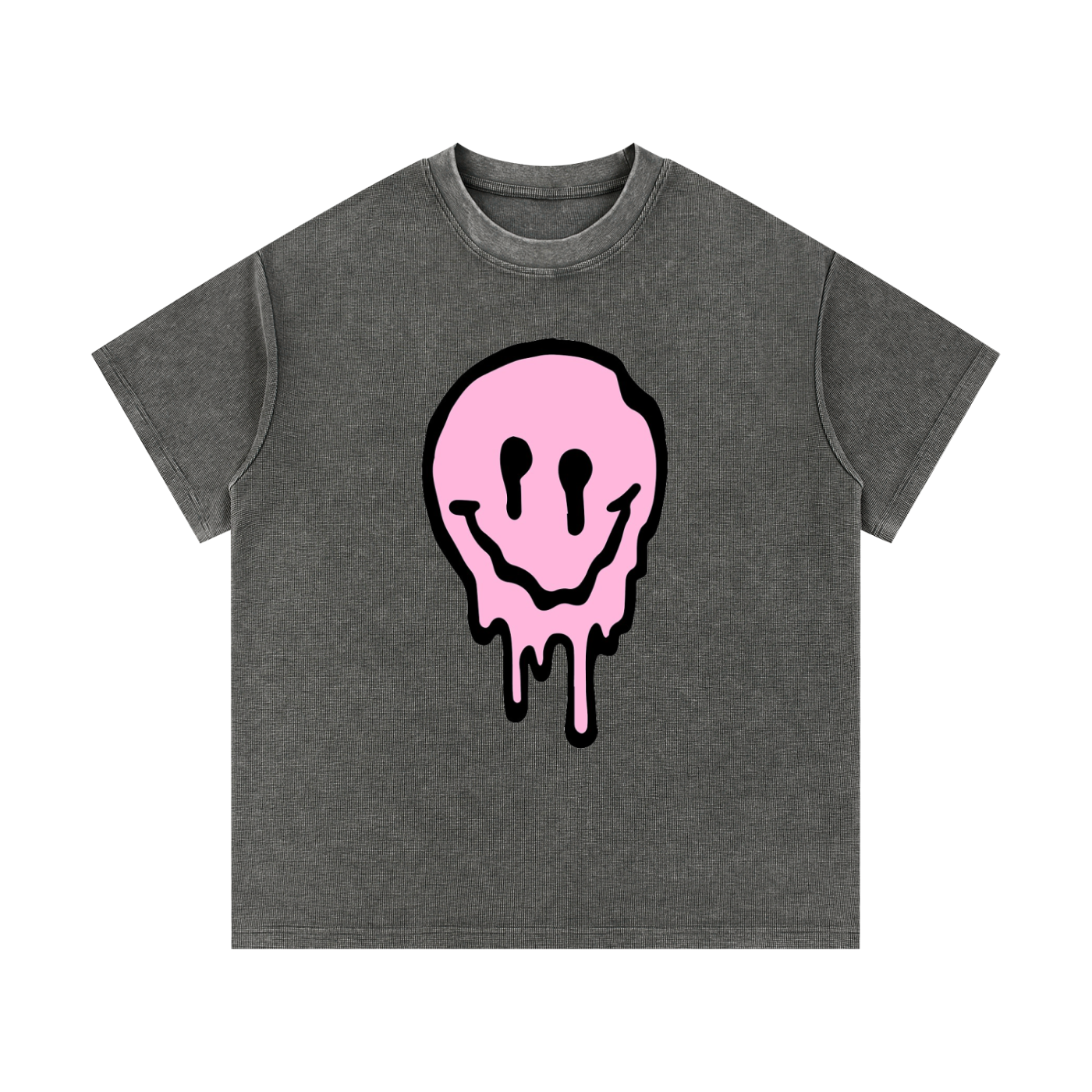 Mineral Wash Waffle Knit T-Shirt