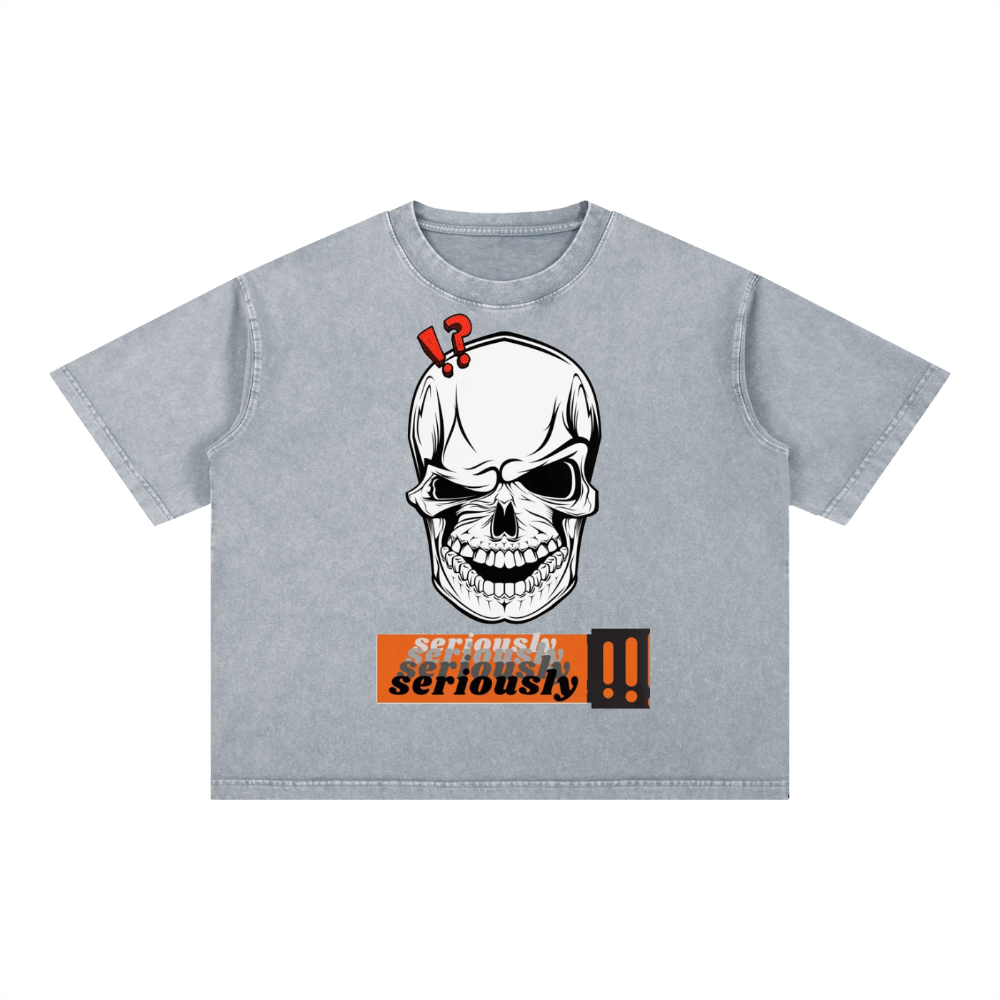 Mineral Wash Boxy Cotton T-Shirt