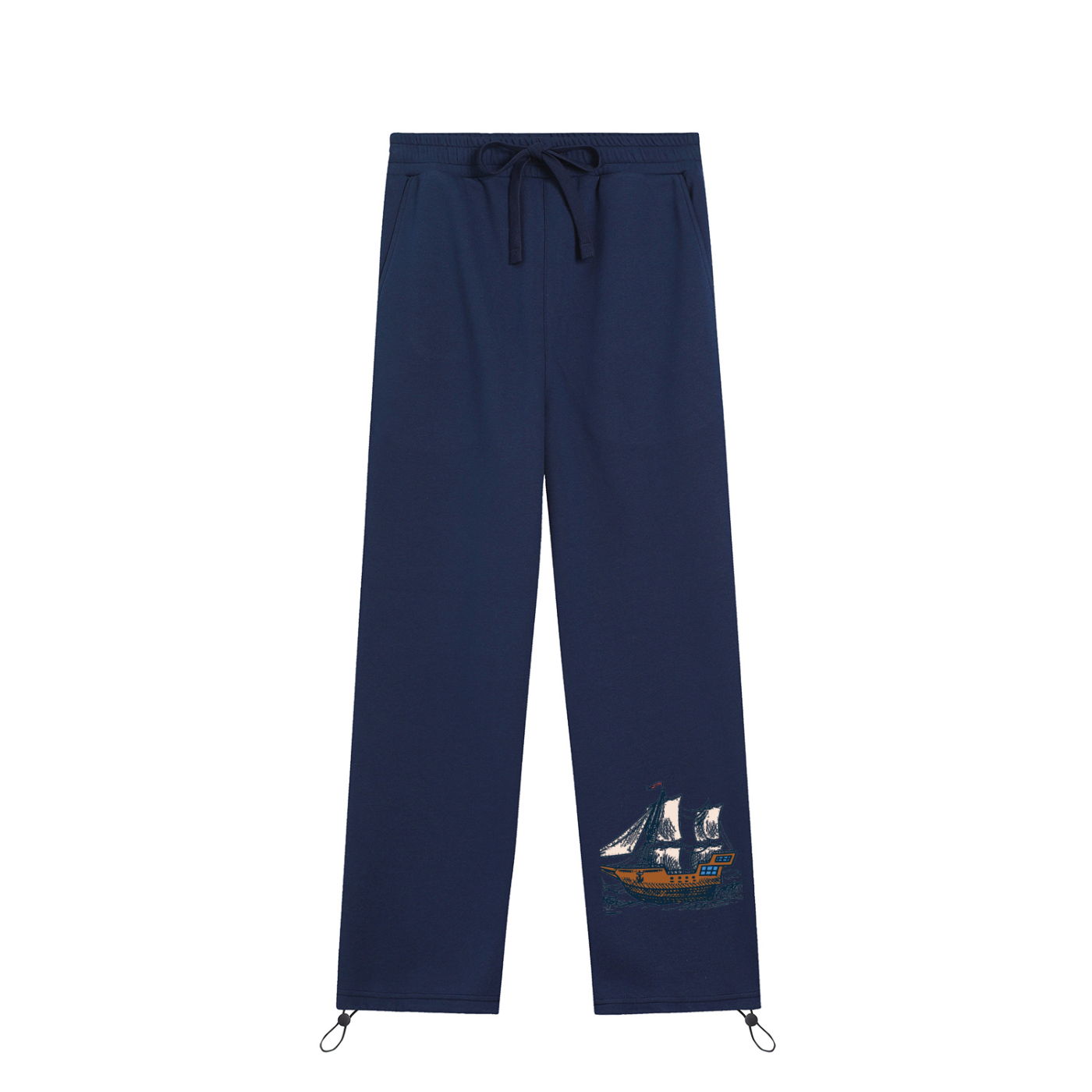 Essential Drawstring Straight-Leg Sweatpants
