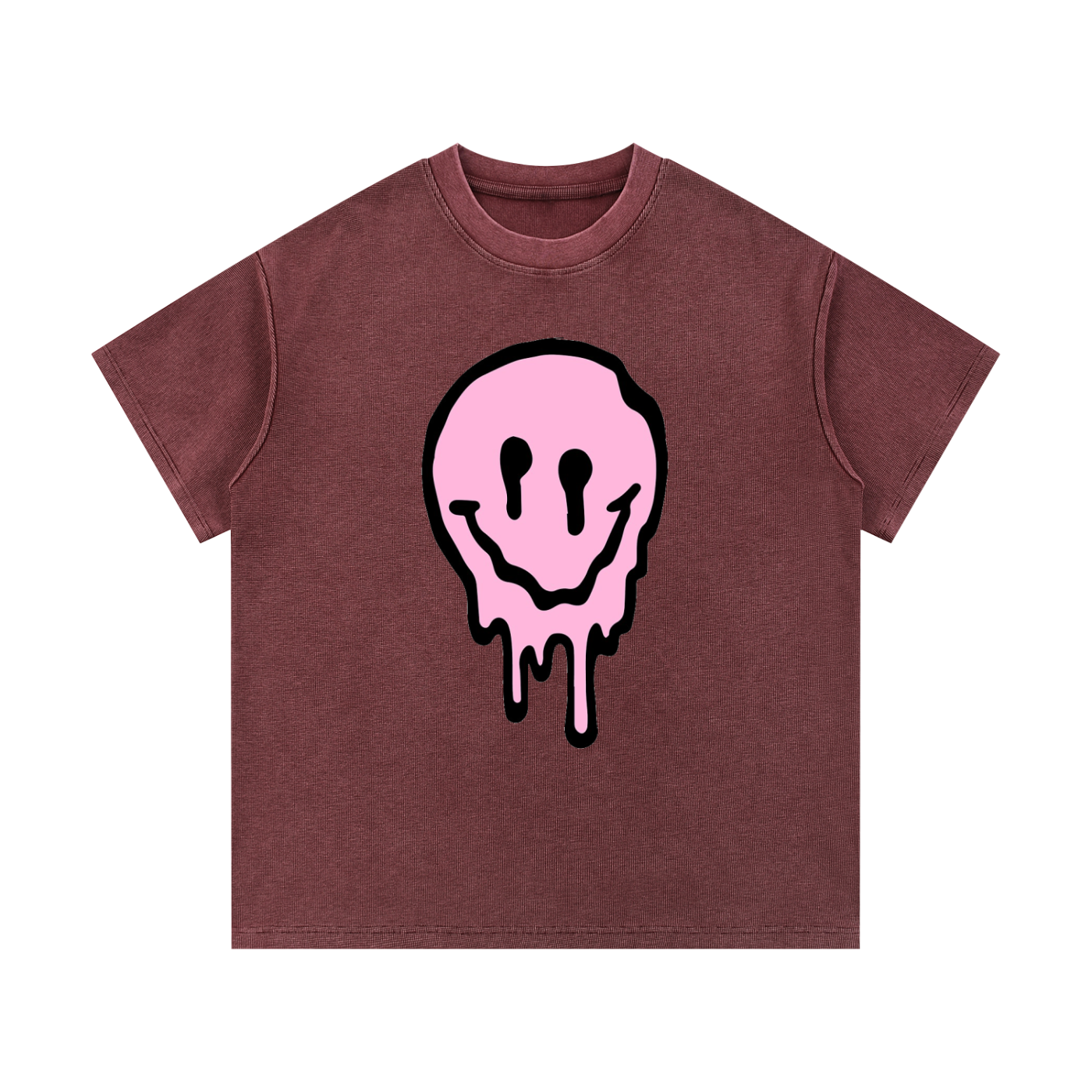 Mineral Wash Waffle Knit T-Shirt