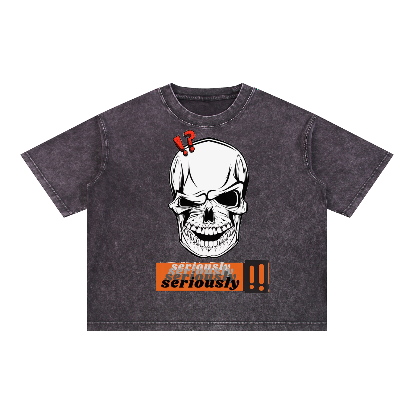 Mineral Wash Boxy Cotton T-Shirt