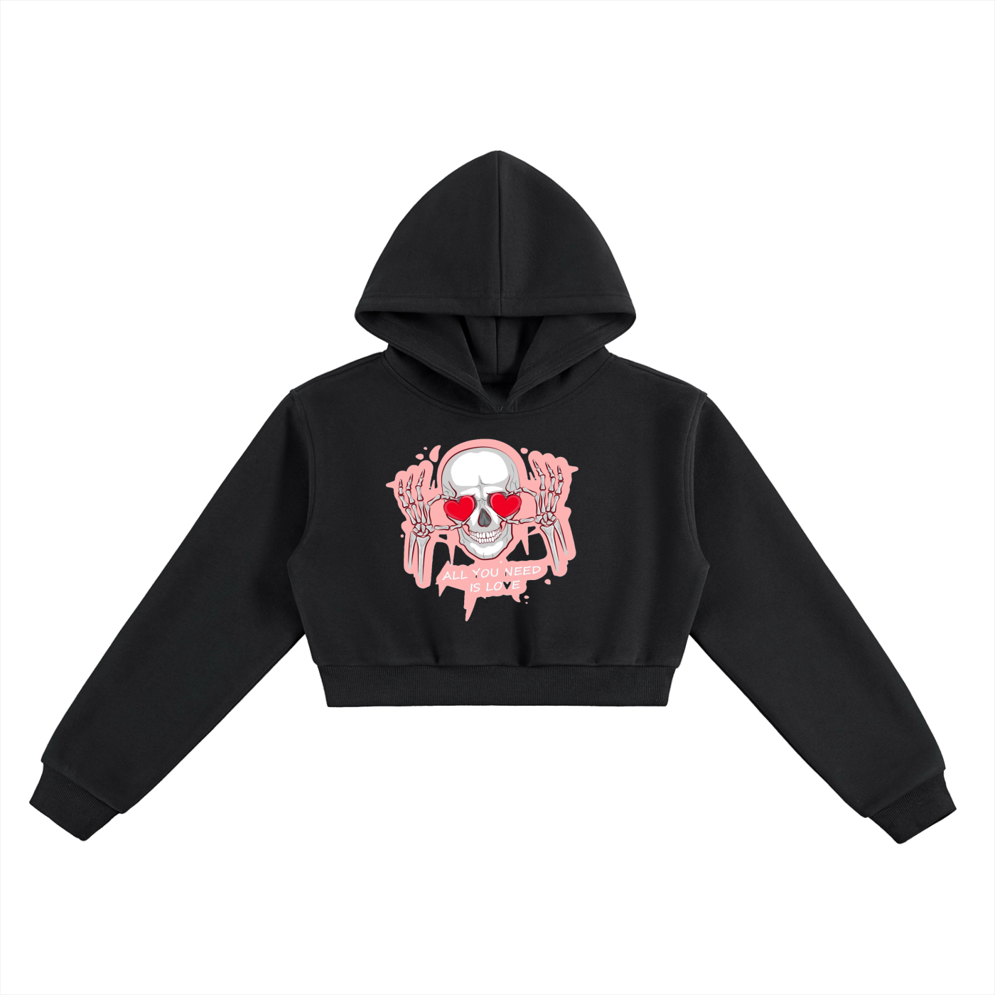 Essential Cropped Hoodie