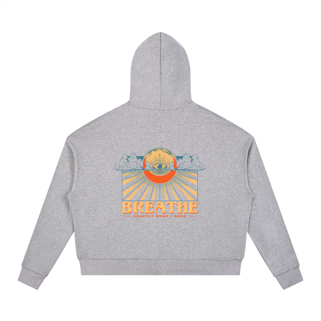 Contrast Drawstring Hoodie