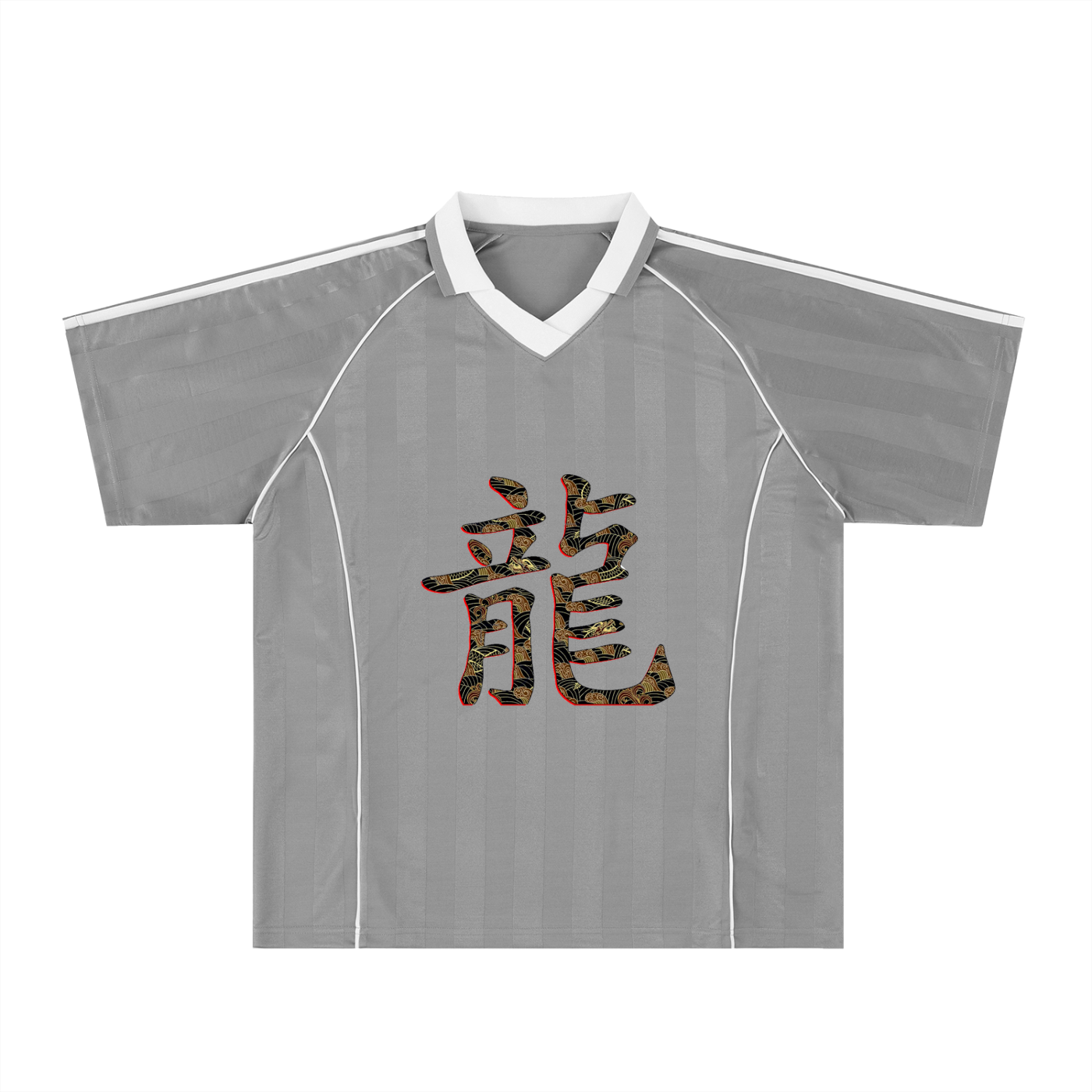 Shadow Stripe Collared Soccer Jersey