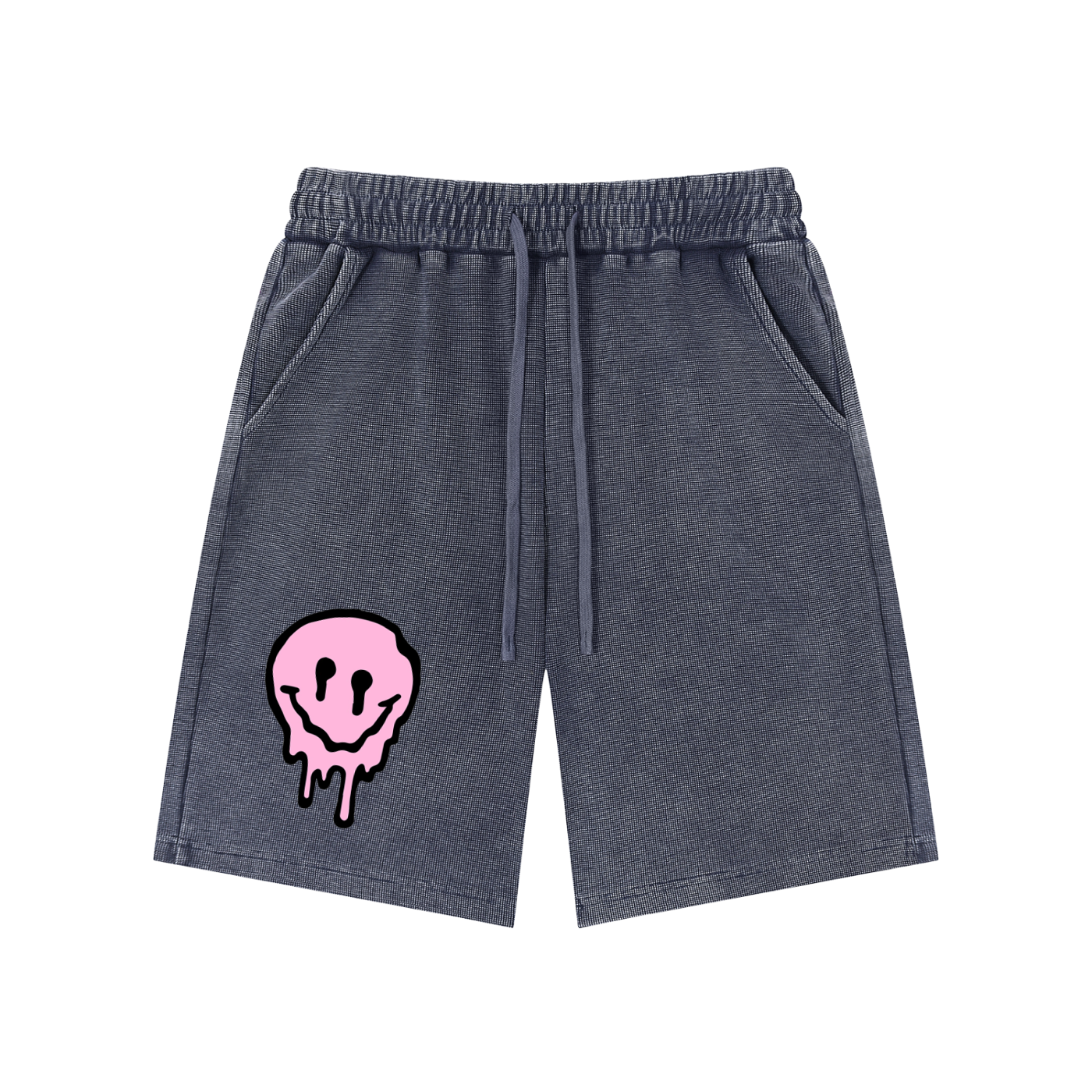Mineral Wash Waffle Knit Shorts