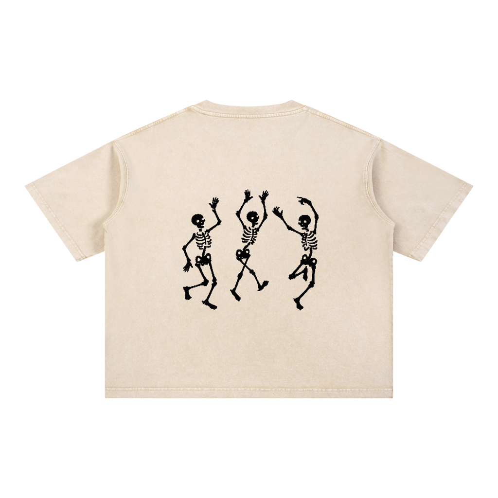 Mineral Wash Boxy Cotton T-Shirt