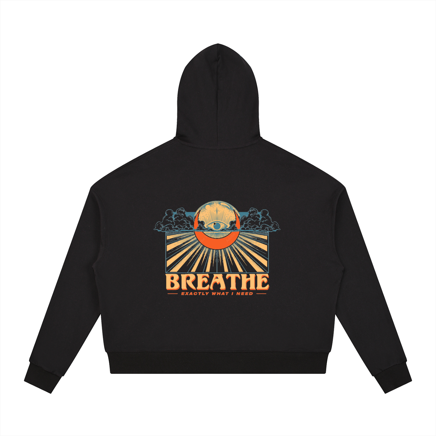 Contrast Drawstring Hoodie