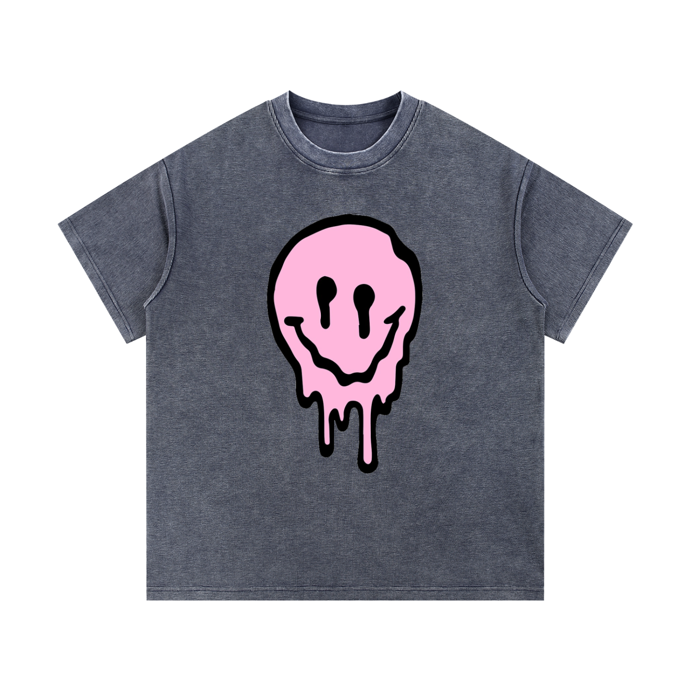 Mineral Wash Waffle Knit T-Shirt