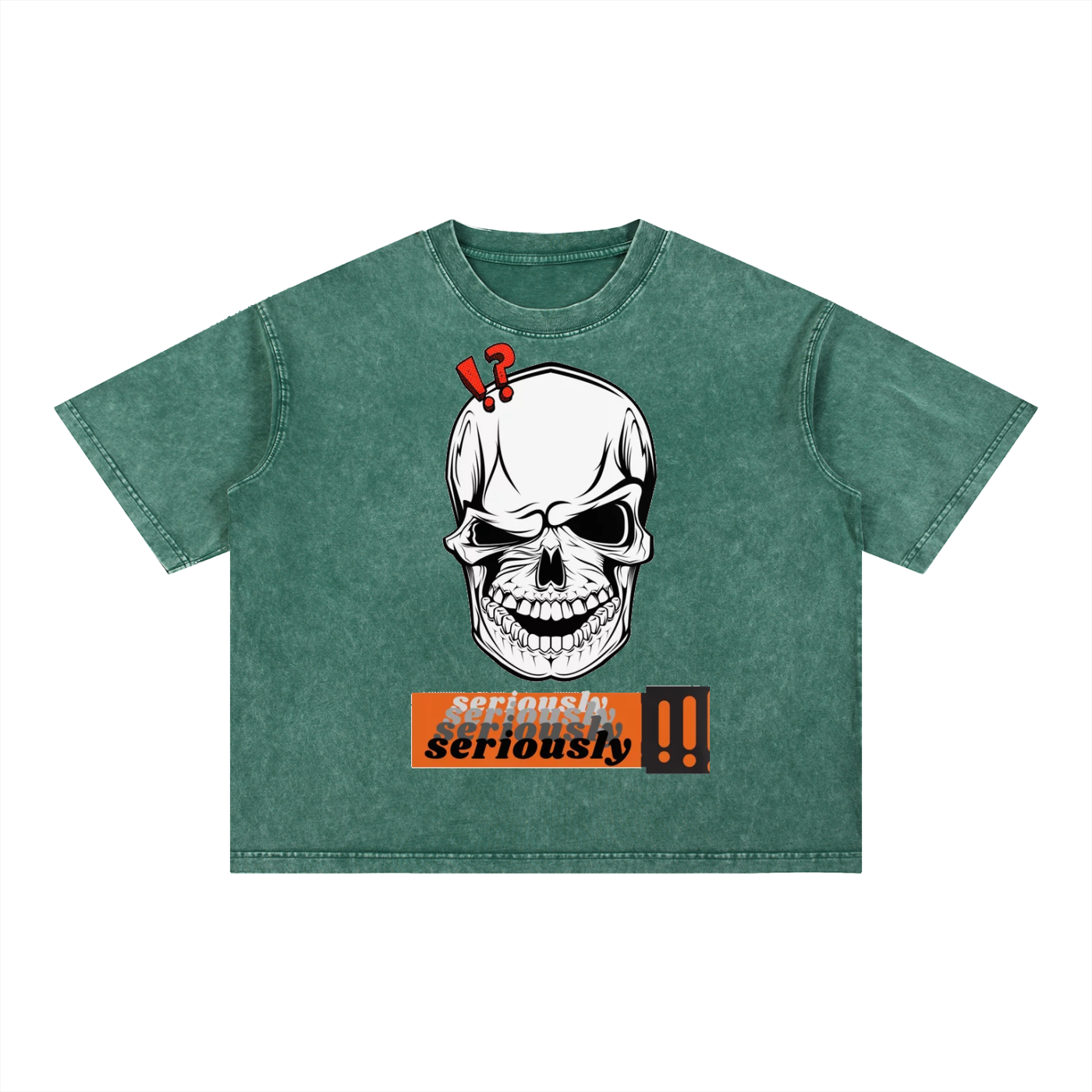 Mineral Wash Boxy Cotton T-Shirt