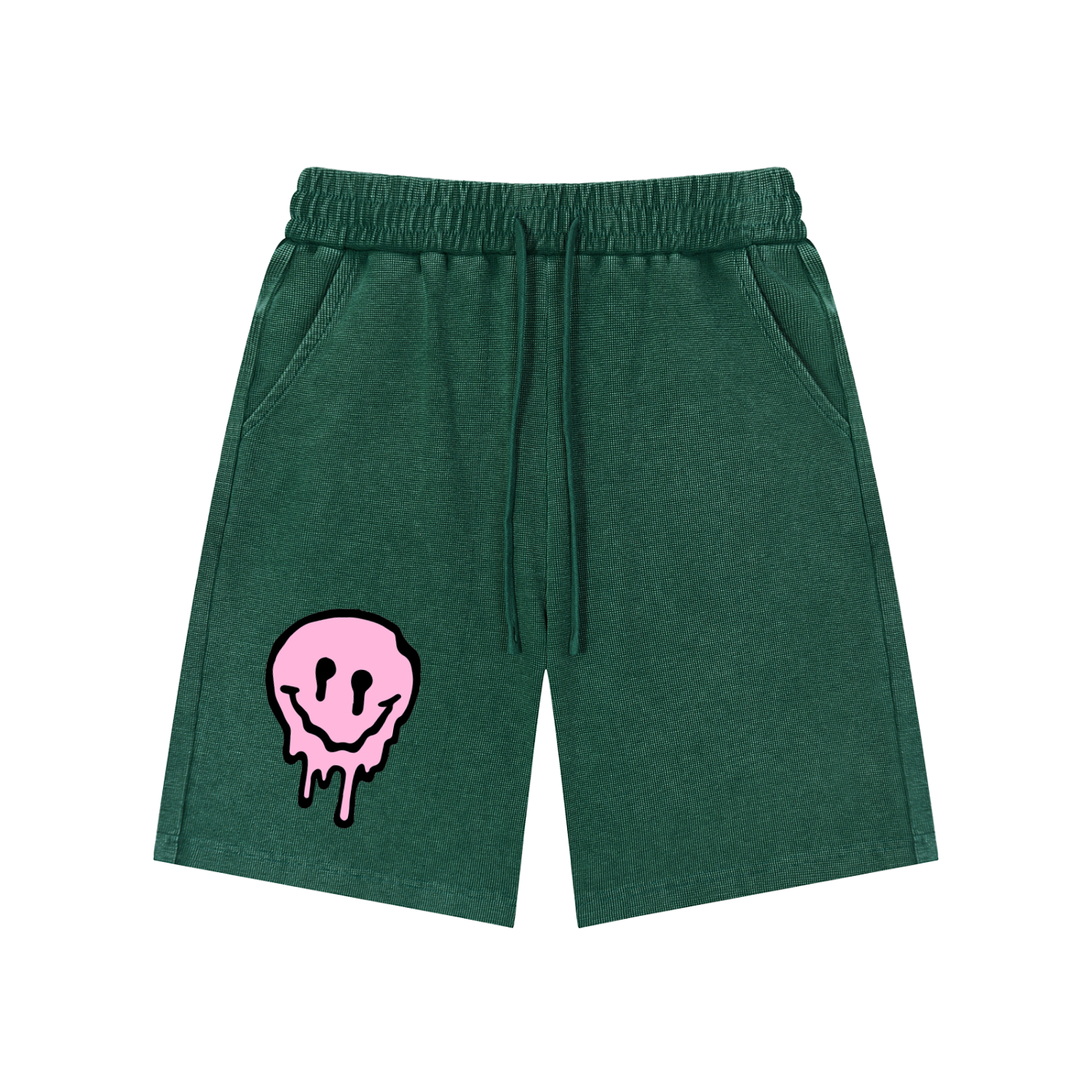 Mineral Wash Waffle Knit Shorts