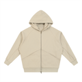 Dolman Sleeve Zip-Through Fleece  Hoodie