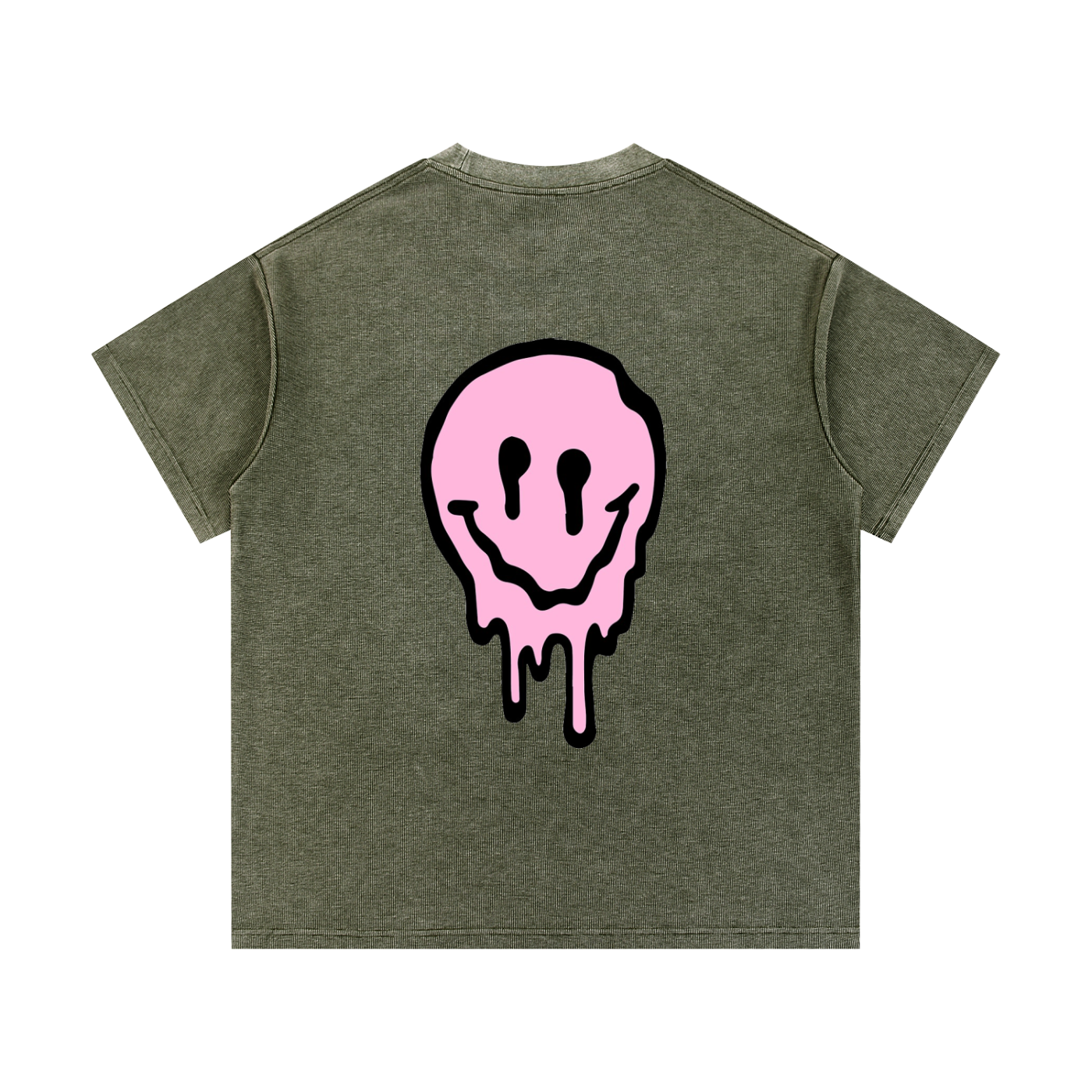 Mineral Wash Waffle Knit T-Shirt