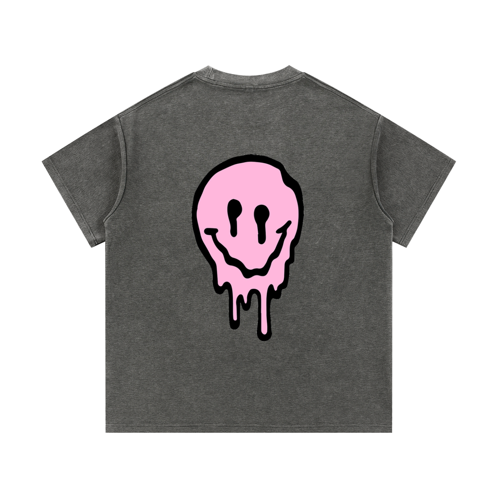 Mineral Wash Waffle Knit T-Shirt