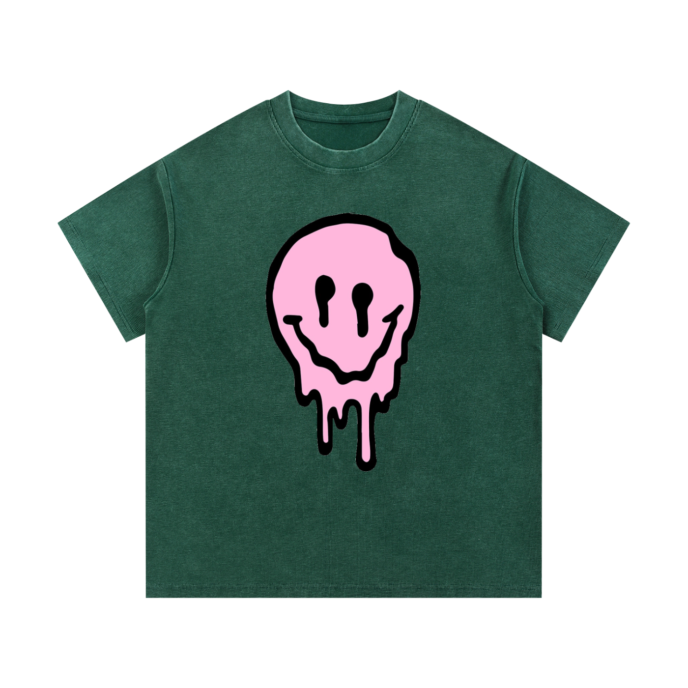 Mineral Wash Waffle Knit T-Shirt