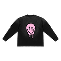 Sunfade Hand-Frayed Faux Two-Piece T-Shirt