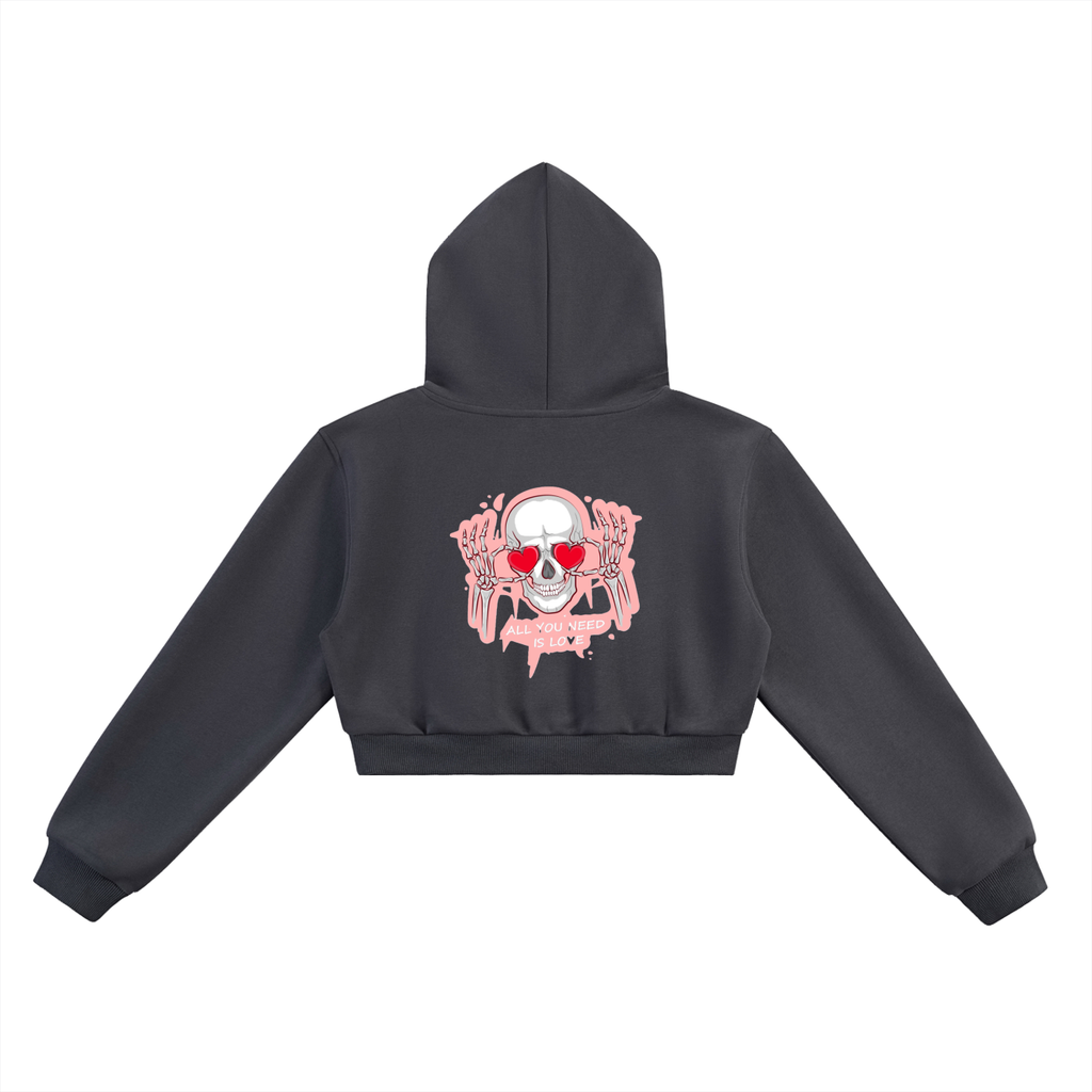 Essential Cropped Hoodie