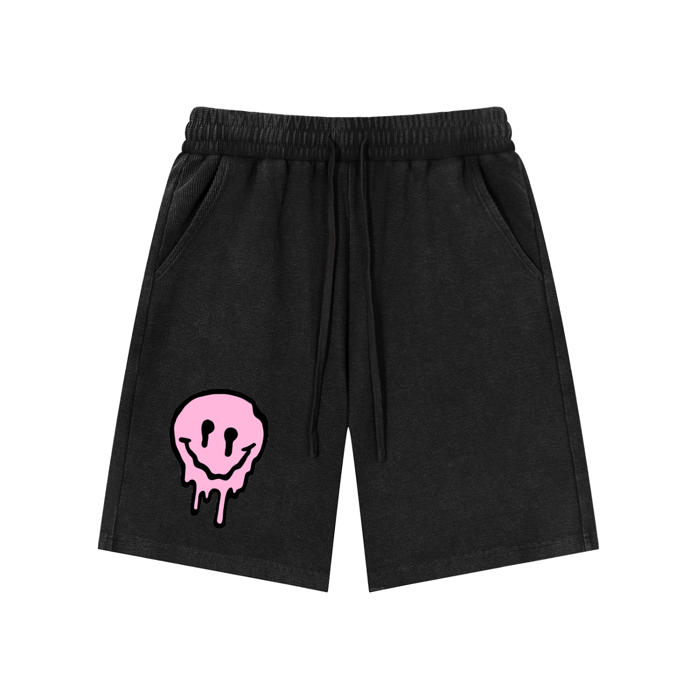 Mineral Wash Waffle Knit Shorts