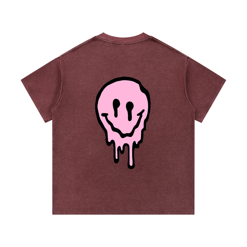Mineral Wash Waffle Knit T-Shirt