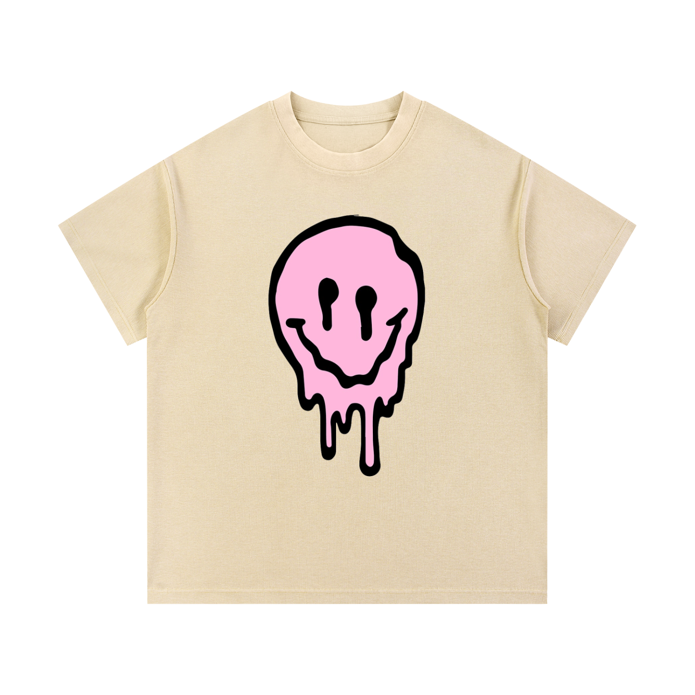 Mineral Wash Waffle Knit T-Shirt