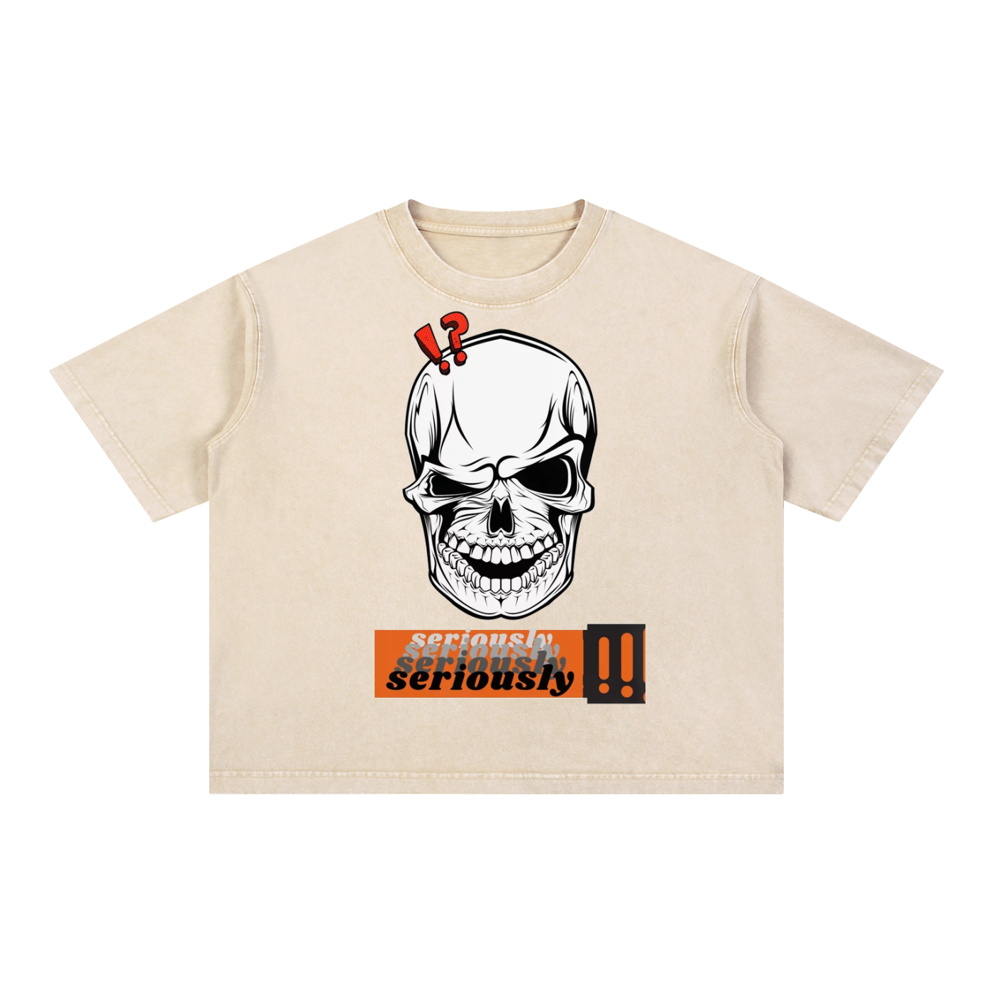 Mineral Wash Boxy Cotton T-Shirt