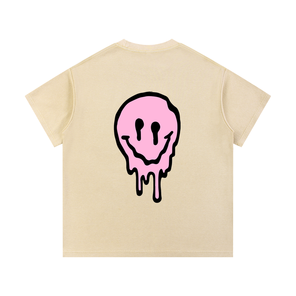 Mineral Wash Waffle Knit T-Shirt