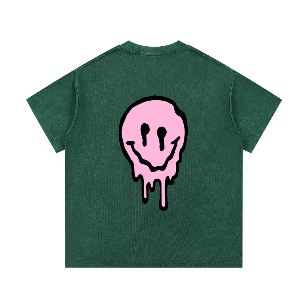 Mineral Wash Waffle Knit T-Shirt