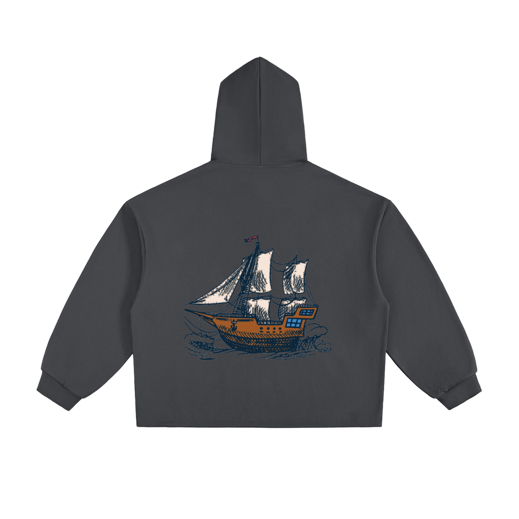 Essential Heavyweight Oversized Drawstring Hem Hoodie