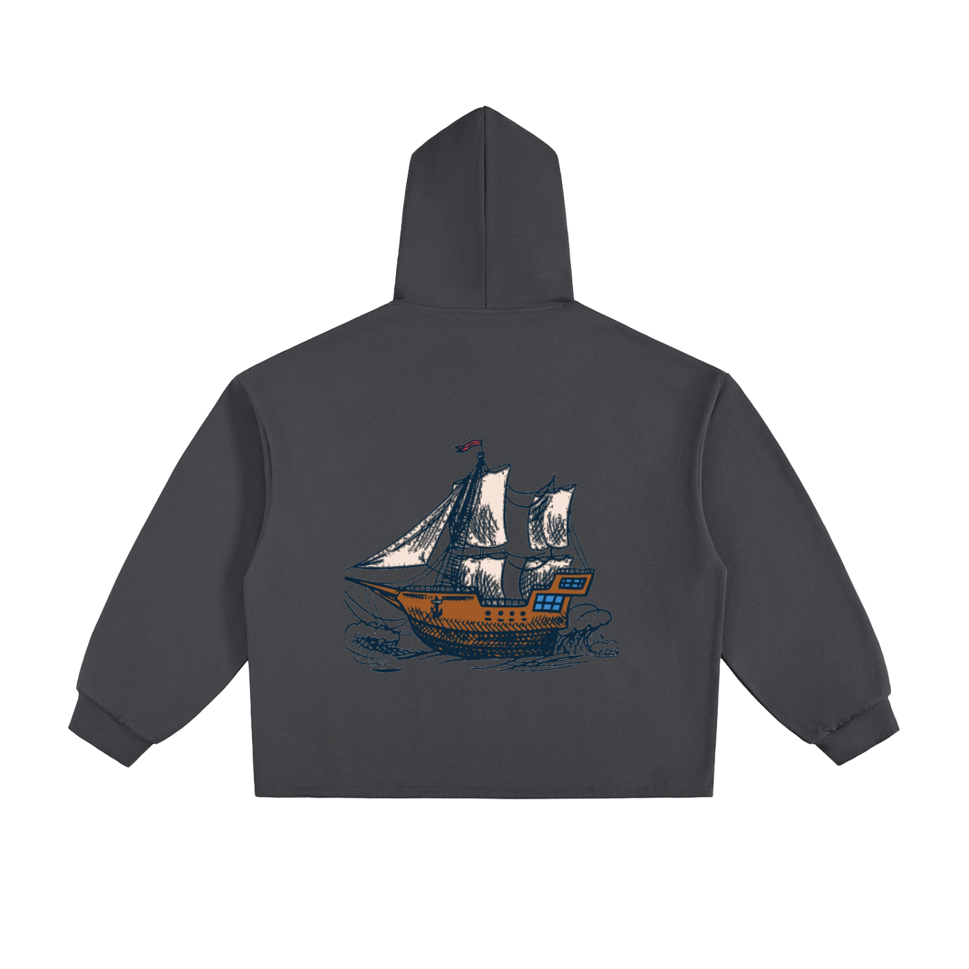 Essential Heavyweight Oversized Drawstring Hem Hoodie