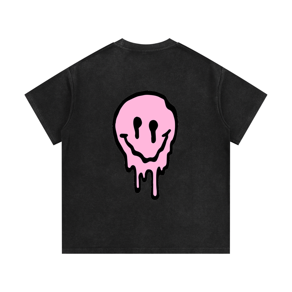 Mineral Wash Waffle Knit T-Shirt