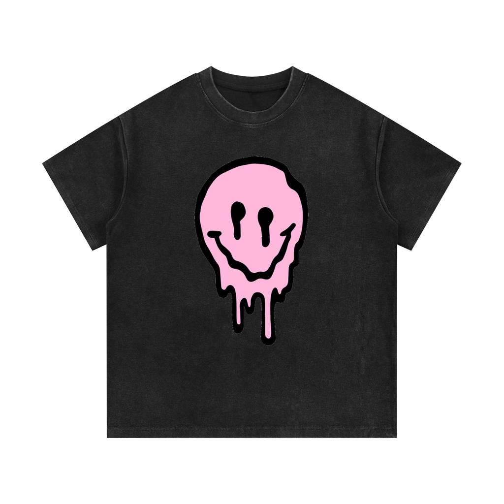 Mineral Wash Waffle Knit T-Shirt