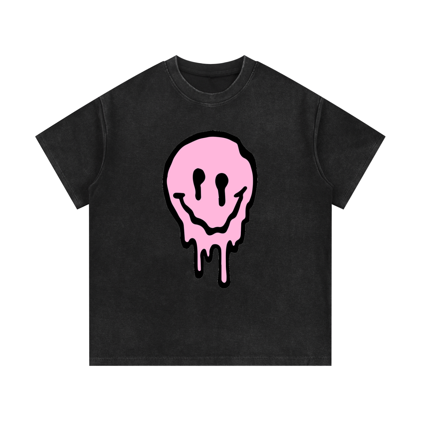 Mineral Wash Waffle Knit T-Shirt