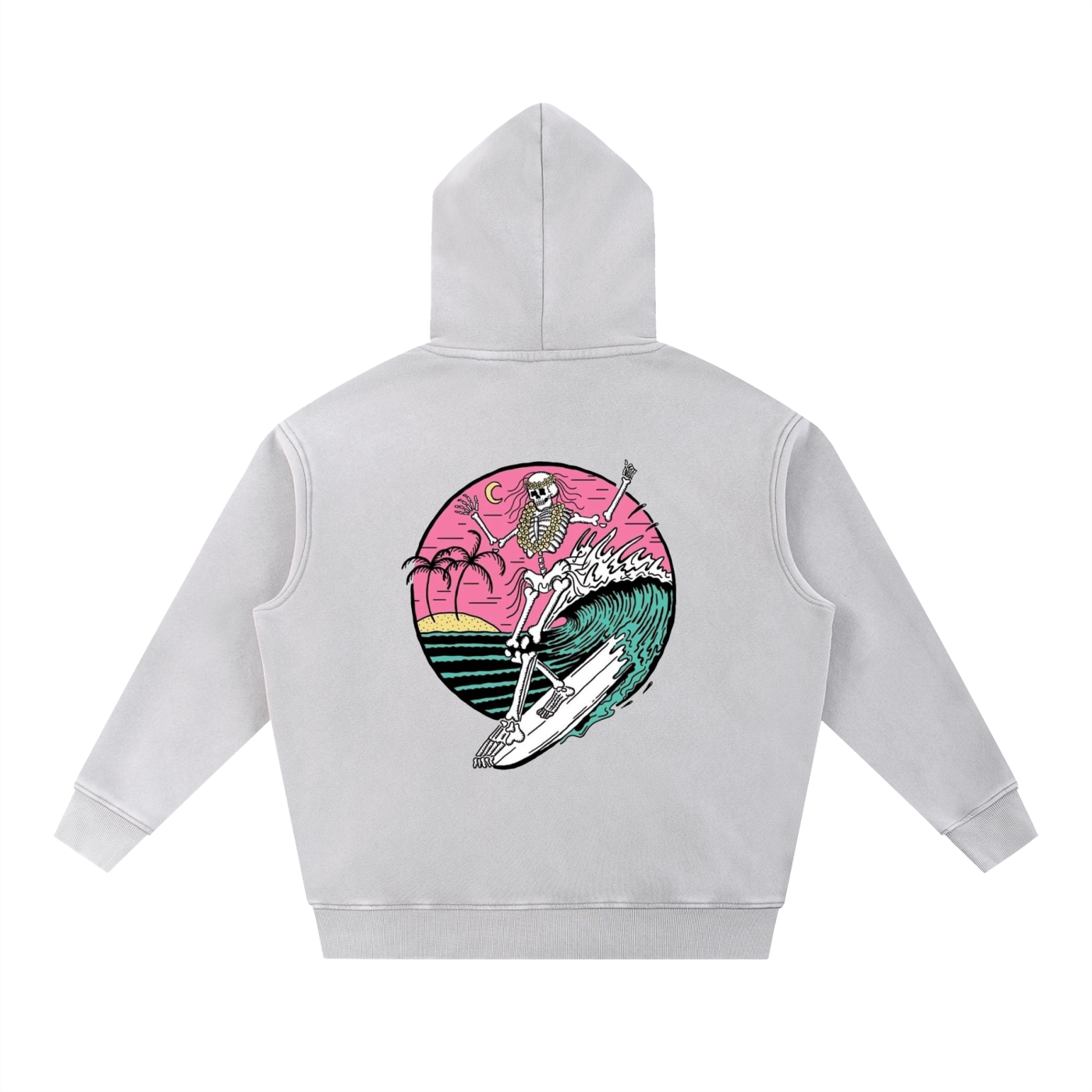 Snow Wash Fleece Oversize Hoodie