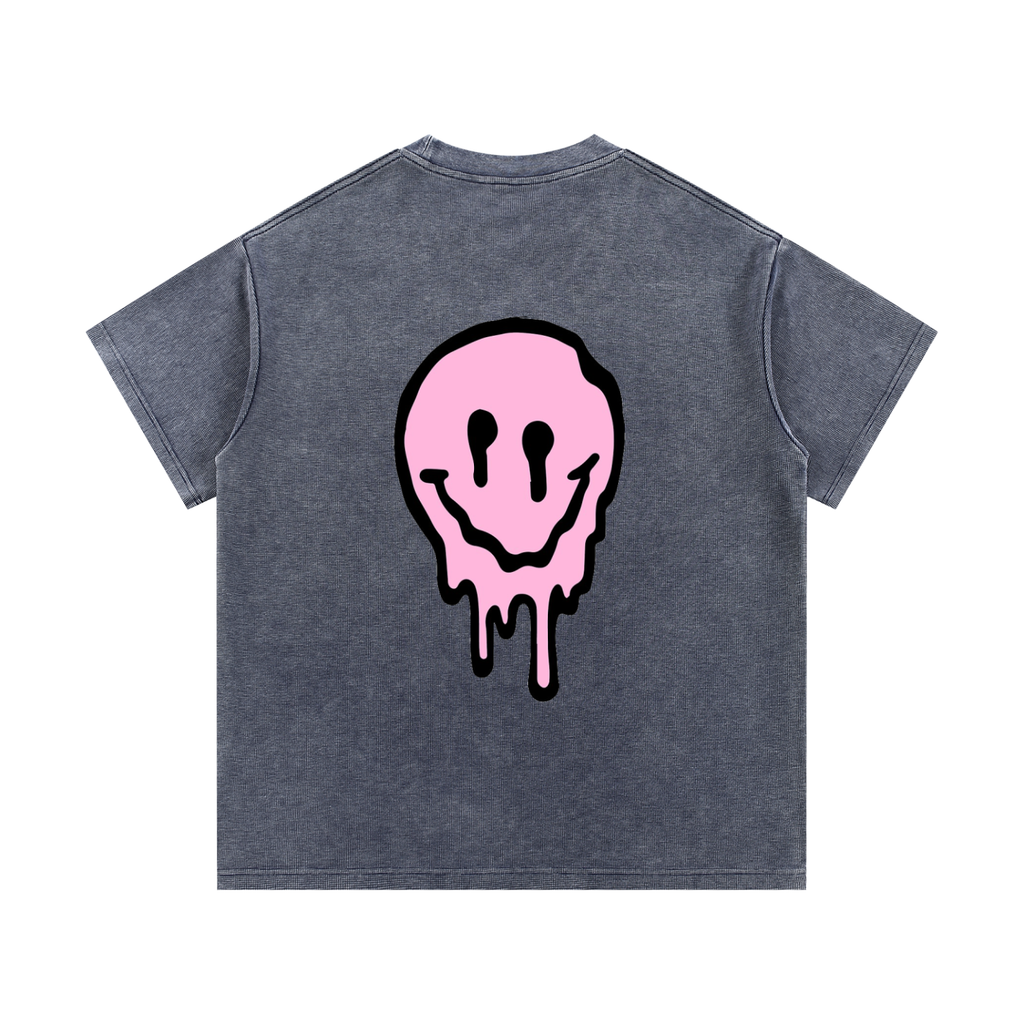 Mineral Wash Waffle Knit T-Shirt