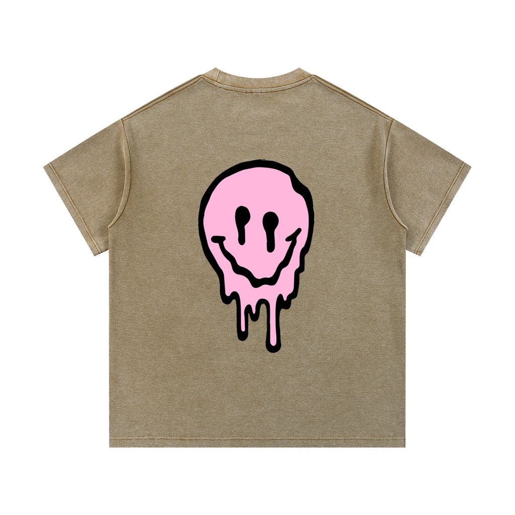 Mineral Wash Waffle Knit T-Shirt